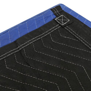 Segawe 12 Pack Moving Blankets 80" x 72" Pro Economy Blue Shipping Furniture Pads