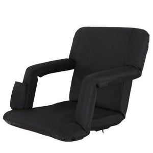 Segawe Wide Stadium Seats Chairs For Bleachers w/Back Cushion 5 Reclining Position