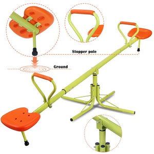Segawe Rotation Outdoor Kids Seesaw 360 Degree Teeter Totter Swing Playground Play Set
