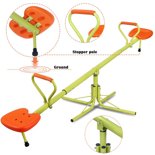 Segawe Rotation Outdoor Kids Seesaw 360 Degree Teeter Totter Swing Playground Play Set