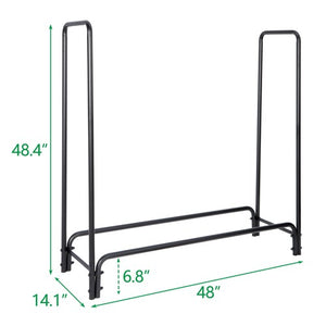 Segawe 4ft Firewood Rack Log Holder for Fireplace Wood Storage Holder Outdoor Backyard