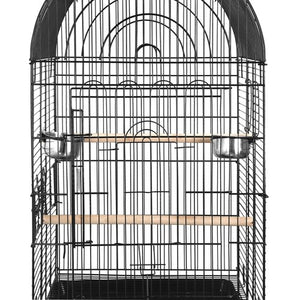 Segawe 64" Rolling Bird Cage w/Open Play Top for Small Parrot Cockatiel Parakeet Home