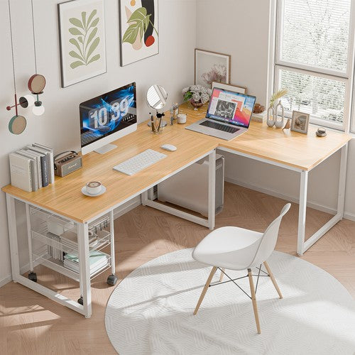 Segawe 47" Modern Laptop Computer Desk Study Working Table Home Office Desk Wood