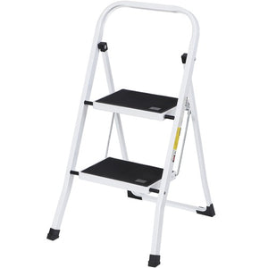 Segawe 2 Step Ladder Folding Step Stool with Wide Anti-Slip Pedal Convenient Handgrip