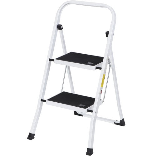Segawe 2 Step Ladder Folding Step Stool with Wide Anti-Slip Pedal Convenient Handgrip