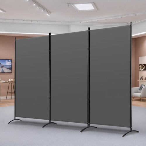 Segawe Partition Room Dividers 3 Panel Folding Privacy Screen 6Ft Portable Wall Divider