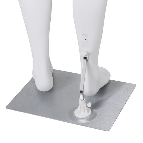 Segawe Male Mannequin Dress Form 73" Adjustable Stand w/Base White Mannequin Full Body