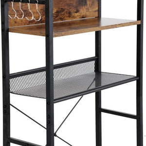 Segawe  4-Tier Over The Toilet Storage Versatile Bathroom Organizer Rack Brown