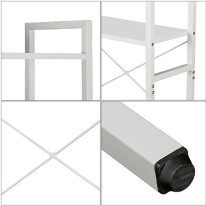 Segawe 3-Tier Over The Toilet Storage MDF Bathroom Organizer Shelves Freestanding White