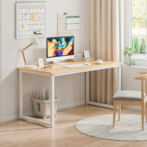 Segawe 47" Modern Laptop Computer Desk Study Working Table Home Office Desk Wood