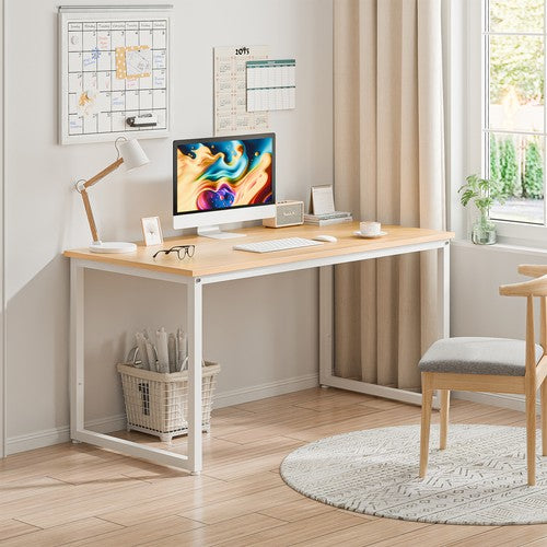 Segawe 47" Modern Laptop Computer Desk Study Working Table Home Office Desk Wood