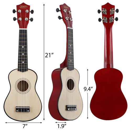 Segawe Ukulele for Beginners 21 Inch Hawaiian Wood Ukelele Kit for Kids Adult Student