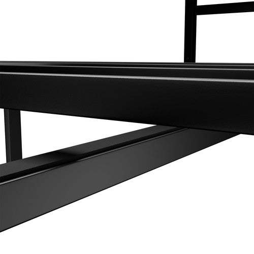 Segawe Metal Canopy Platform Bed Frame Queen Size Four-Poster w/Headboard Slat Support