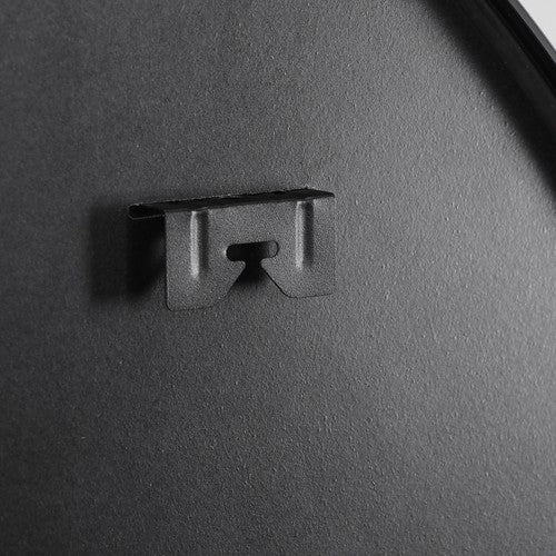 Segawe 36 Inch Round Mirror Black Wall Mounted Bathroom Mirror W/Metal Frame Decoration