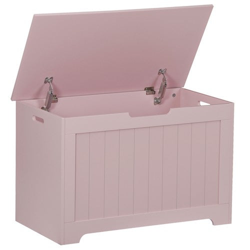 Segawe Wooden Toys Box Storage Chest Bench Organizer for Home Bedroom w/2 Safety Hinge