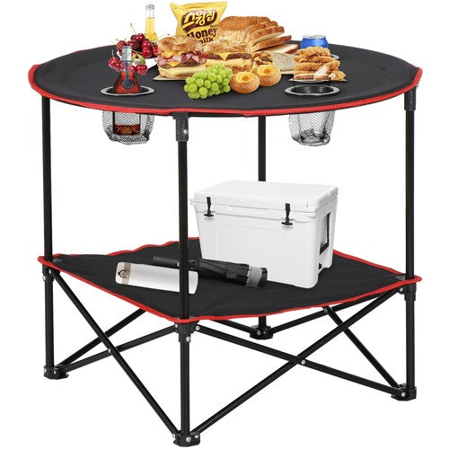 Segawe Foldable Camping Table Outdoor Beach Picnic Table Lightweight with Carry Bags