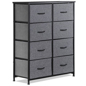 Segawe 8 Drawers Chest of Fabric Dresser Storage Tower Cabinet Organizer for Bedroom