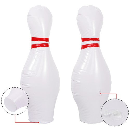 Segawe Inflatable Kids Bowling Set for Kids Indoor Games Fun Giant Yard Games