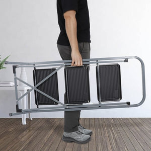 Segawe Folding 3 Step Ladder w/ Convenient Handgrip Portable Step Stool Anti-Slip Pedal