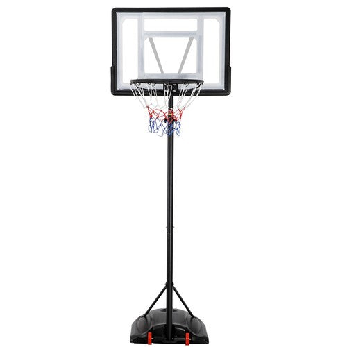 Segawe Portable Basketball Hoop Outdoor Goals System Adjustable w/PVC Backboard Wheels