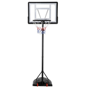 Segawe Portable Basketball Hoop Outdoor Goals System Adjustable w/PVC Backboard Wheels