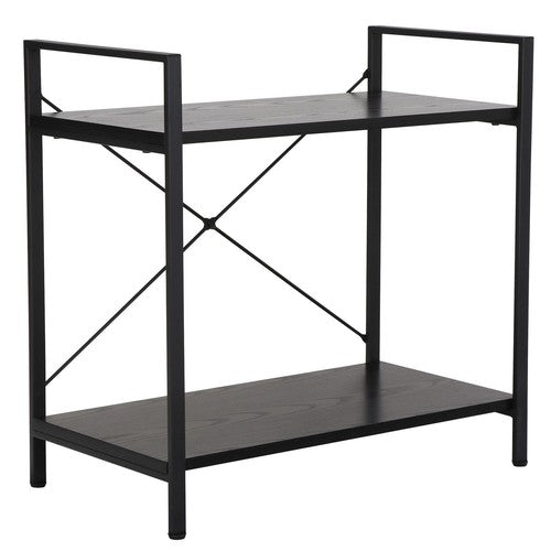 Segawe Solid Double Bookcase Short Frame Wood Bookshelf Display Rack Small Place Cozy
