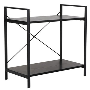 Segawe Solid Double Bookcase Short Frame Wood Bookshelf Display Rack Small Place Cozy
