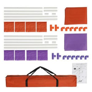 Segawe Collapsible Portable CornHole Toss Game Set With 8 Cornhole Bean Bags (3 x 2FT)