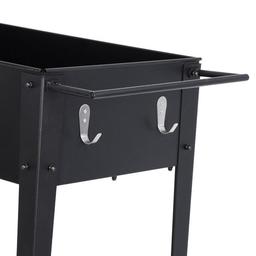 Segawe Raised Garden Bed Planter Box Outdoor on Wheels for Flower Herbs with Shelf