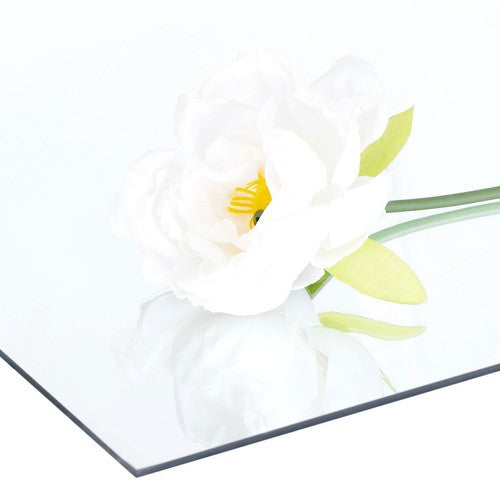 Segawe 14"x 4PCS Frameless Wall Mirror Set Tiles Full Length Make Up Mirror for Bedroom