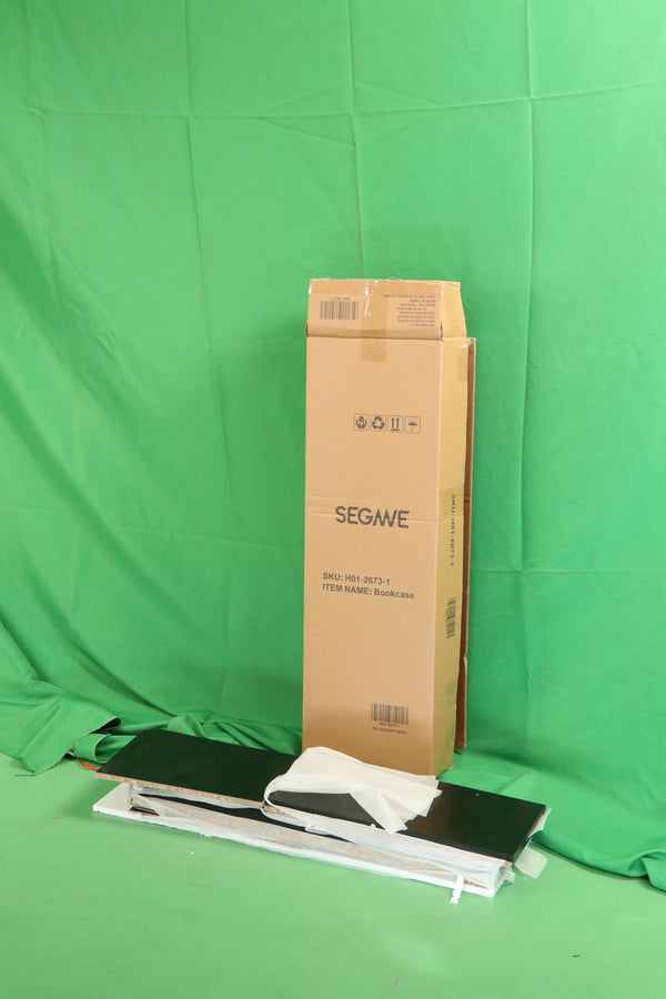 Segawe 5-Tier BookShelf with Open Storage Shelf Storage Rack for Bedroom Display Black