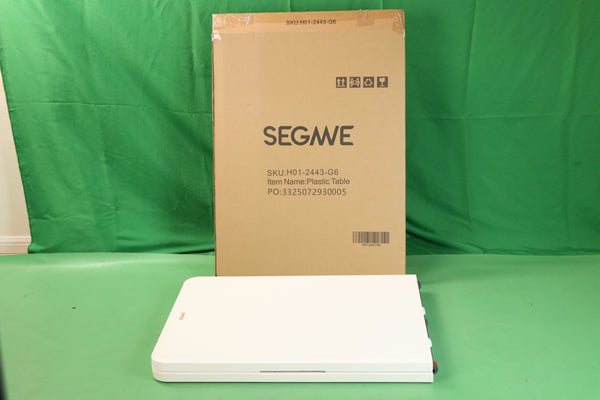 Segawe 6Ft Plastic Folding Table Portable Fold-in-Half Picnic Utility Table with Handle