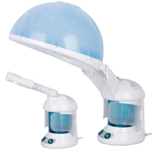 Segawe Hair Steamer PRO 3 in 1 Multifunction Ozone Facial Steamer with Bonnet Hood Attachment, Hair Therapy & Face Steamer for Personal Care Use at Home or Salon