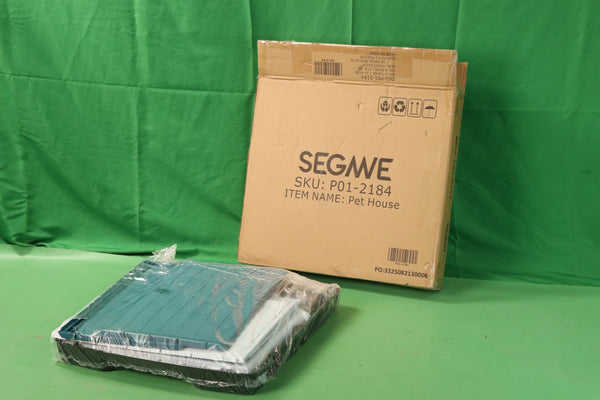 Segawe Dog House Indoor Outdoor Plastic Durable Dog House Insulated Puppy Shelter Blue