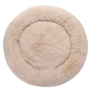 Segawe 30"x30" Shaggy Fluffy Pet Bed Dog Cat Donut Cuddler Cushion Mats Machine