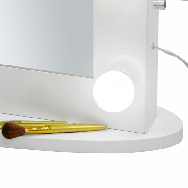 Segawe Hollywood Makeup Vanity Mirror LED Light with 10 Dimmable Bulbs Wall Mounted