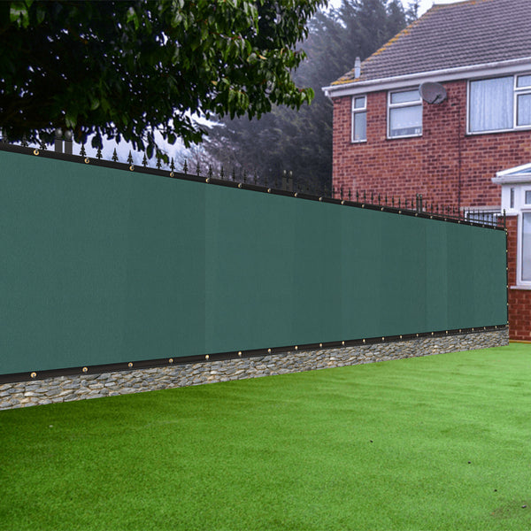 Segawe 6ft x 50 Privacy Fence Screen Garden Yard Windscreen Mesh Shade Cover Green