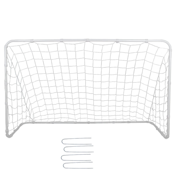 Segawe 6x4 FT Portable Youth Size Strong Steel Frame Soccer Goal Football Net Outdoor