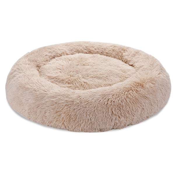 Segawe 30"x30" Shaggy Fluffy Pet Bed Dog Cat Donut Cuddler Cushion Mats Machine