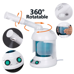 Segawe Hair Steamer PRO 3 in 1 Multifunction Ozone Facial Steamer with Bonnet Hood Attachment, Hair Therapy & Face Steamer for Personal Care Use at Home or Salon