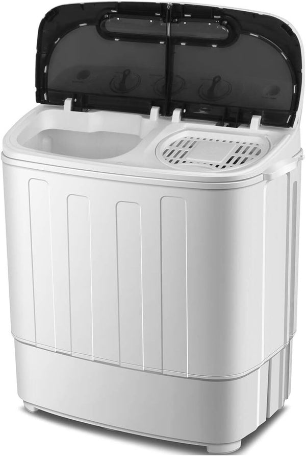 Segawe Compact Mini Twin Tub Washing Machine Portable 13lbs Laundry Washer and Dryer