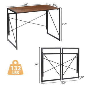 Segawe Office Computer Desk Writing Modern Simple Study Industrial Style Folding Home